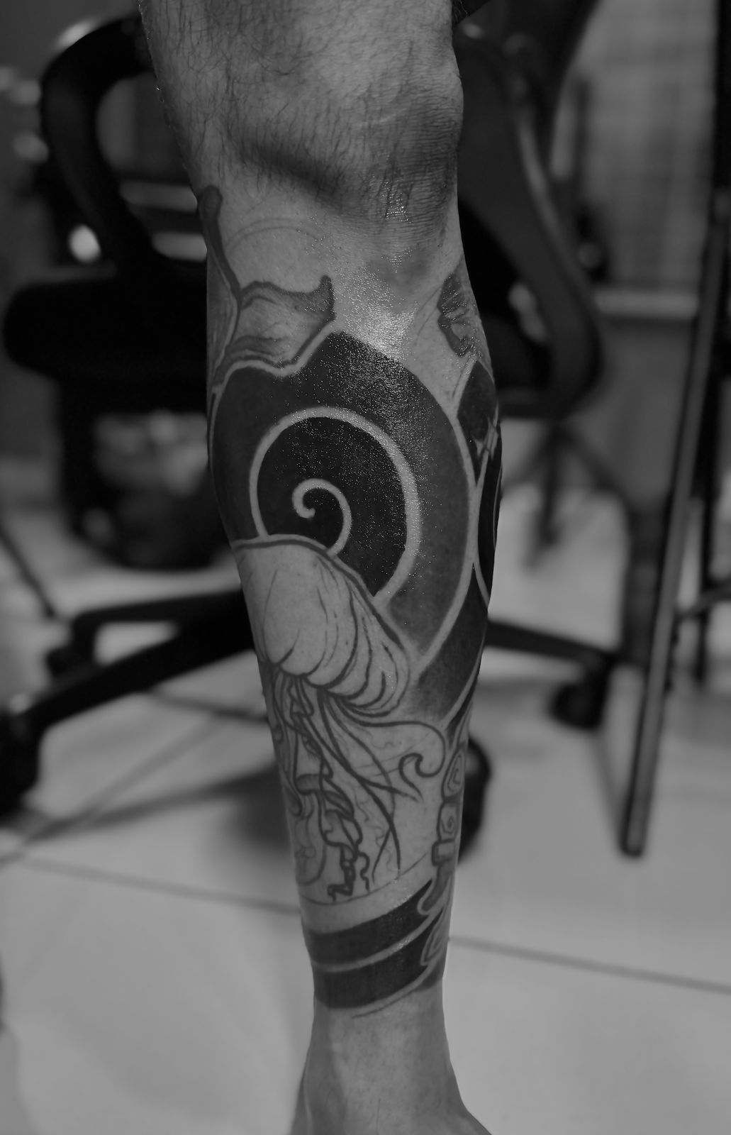 Artistic tattoo piece